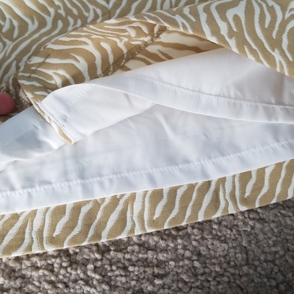 New BR Zebra Print Jacquard Pencil Skirt - Picture 7 of 7